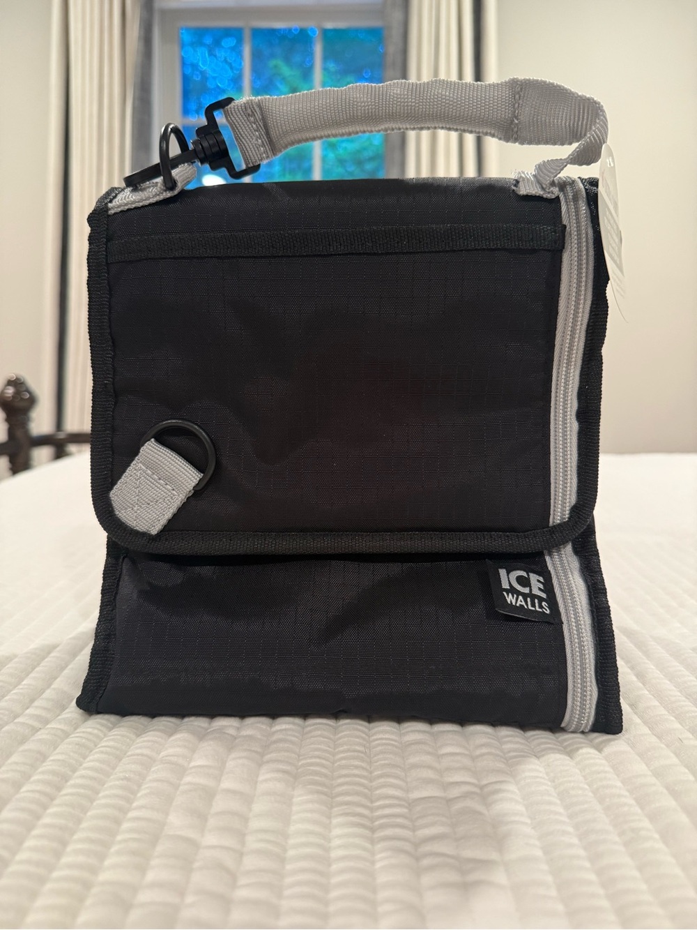 Arctic Zone - Ice Walls Kids Black Lunchbox with Gray Accents